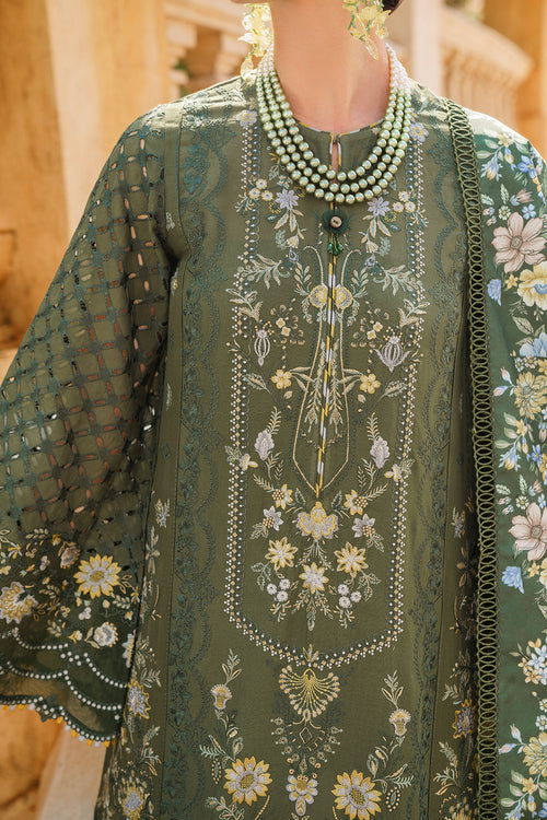 SL12-D10 | Baroque | Embroidered Swiss Lawn 2024