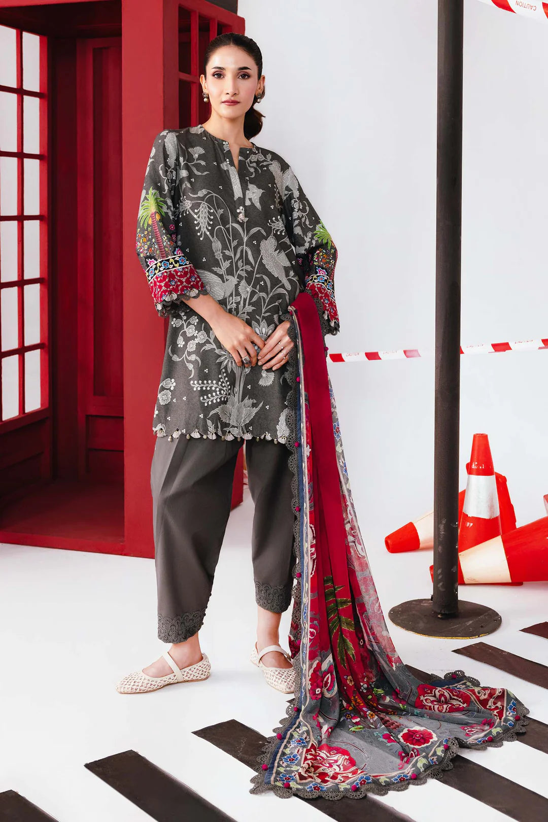 MB-CUS25-1106A | M Basic By Maria B Winter Unstitched Collection 2025