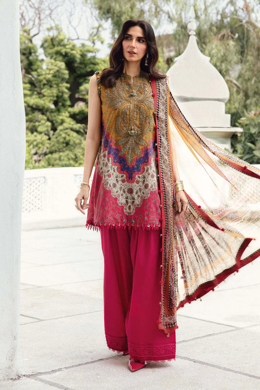 Maria B Mprints Rani Mahal Fall | Design # 10A Unstitched | Collection 2025
