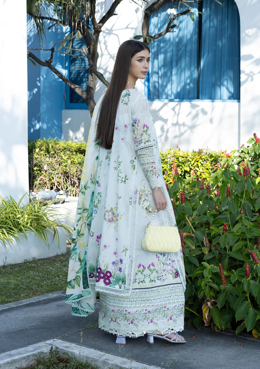 EPN-7B MOON FLOWER | Elaf | Santorini Prints Lawn Unstitched Collection 2026 