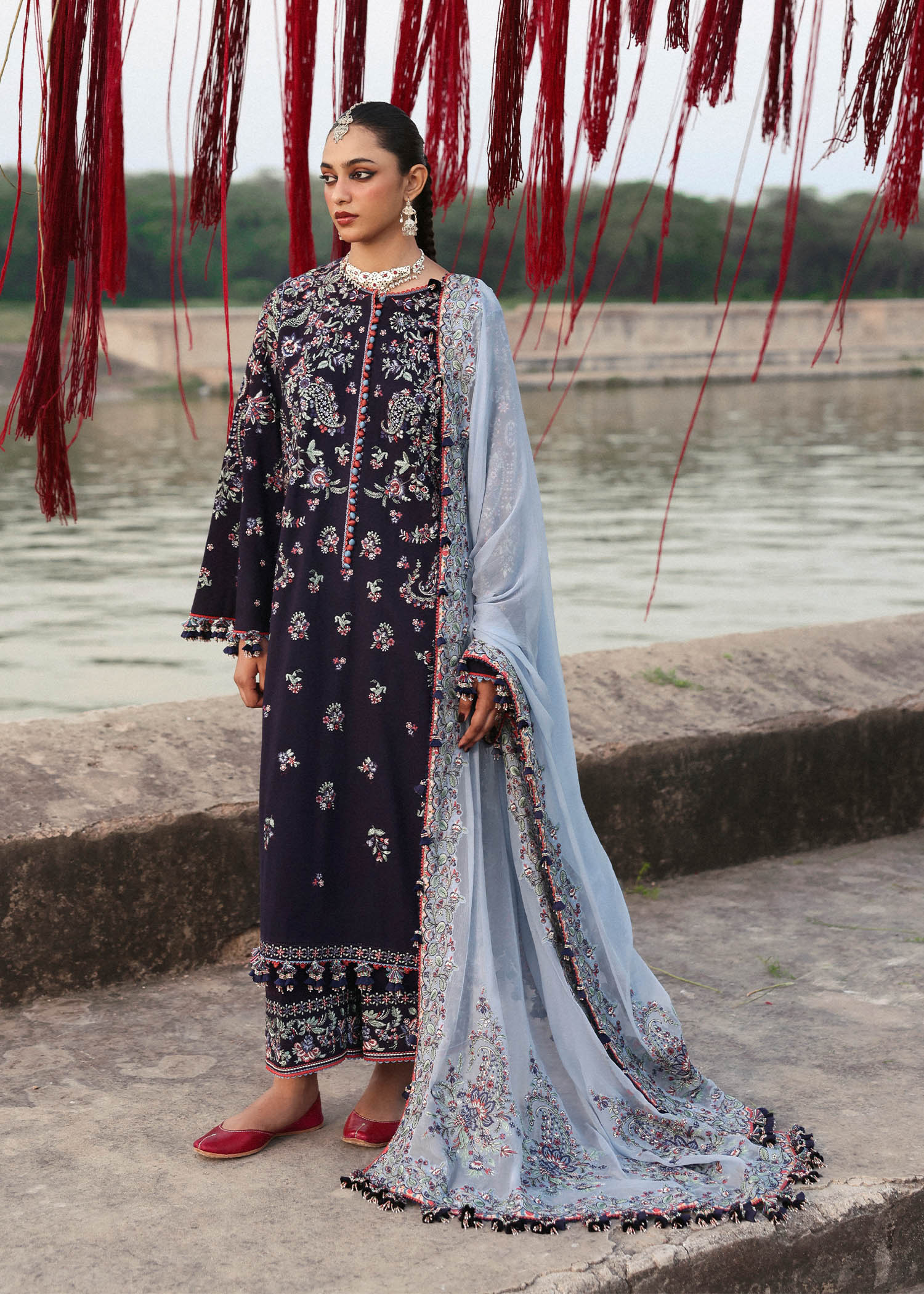 Rouge | Hussain Rehar Karandi Unstitched Collection 2025