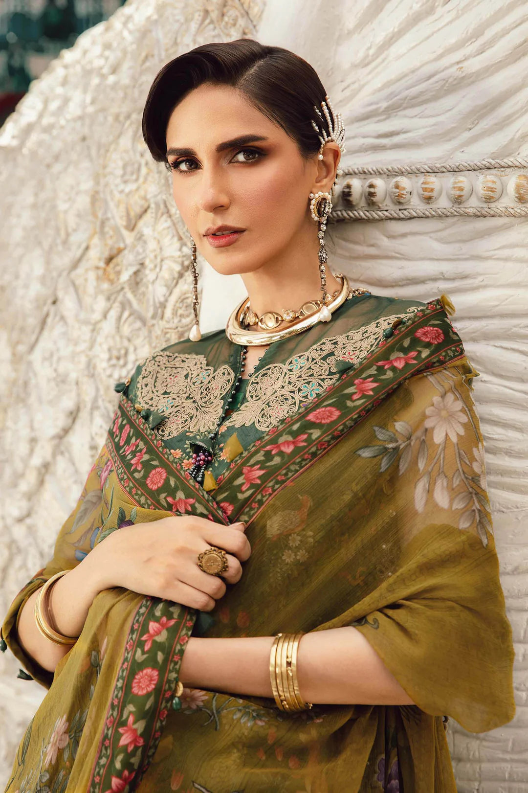 Maria B Mprints Rani Mahal Fall | Design # 7B Unstitched | Collection 2025