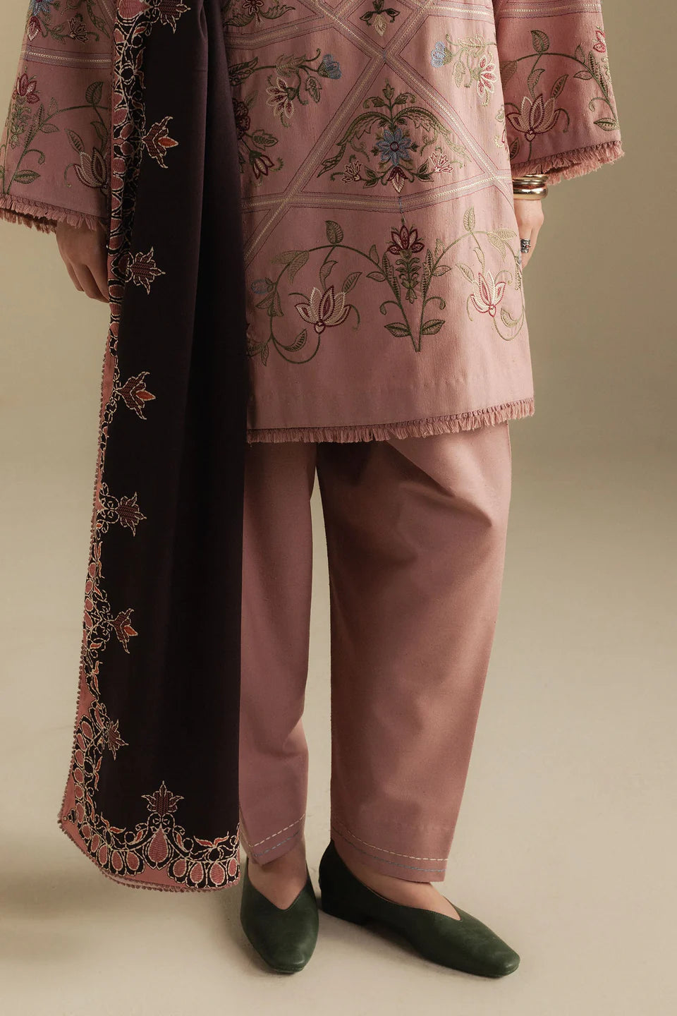 Coral 4A | Coco By Zara Shahjahan Winter Edit| Unstitched Collection 2025