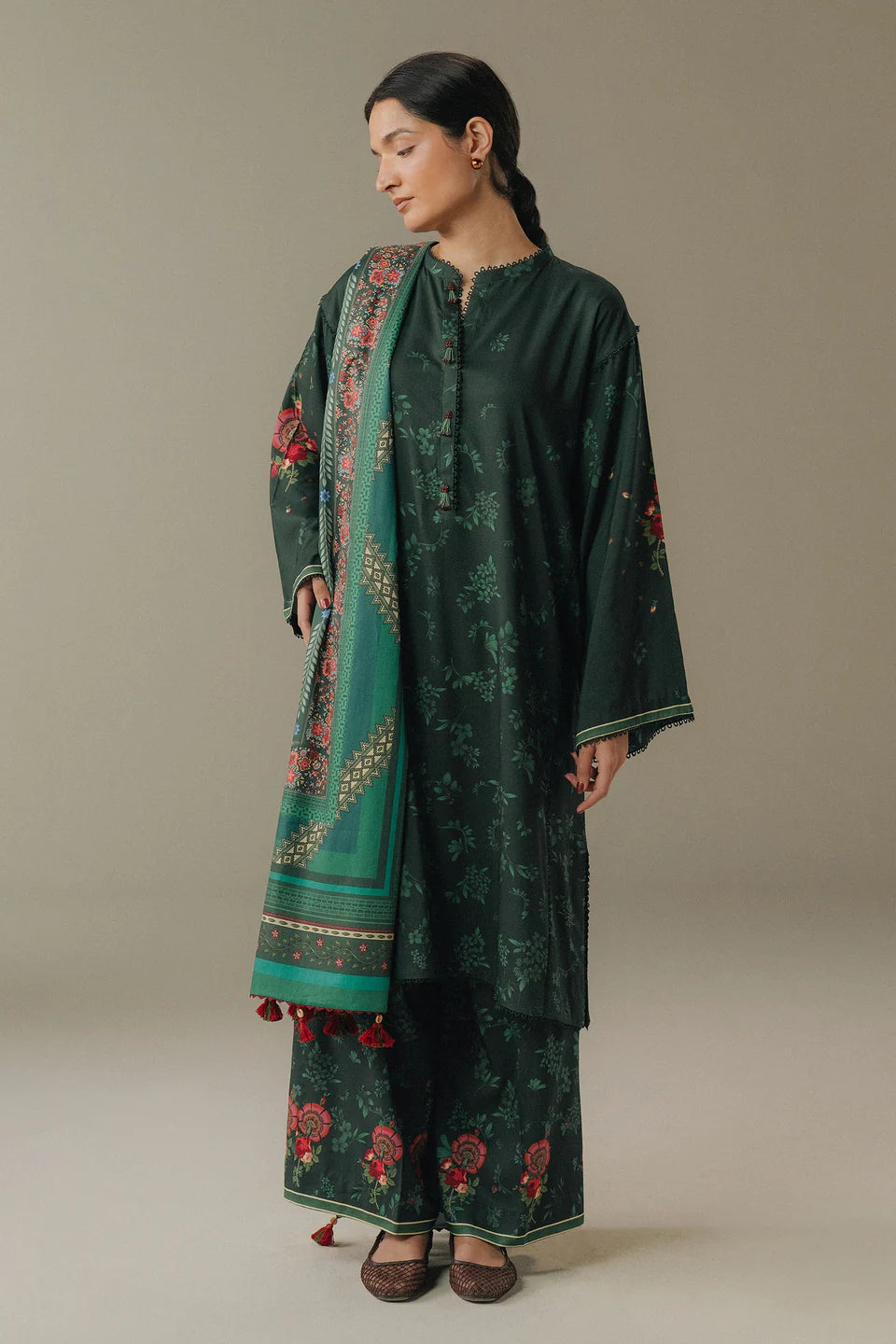 WILD FERN-2A | Coco Prints Winter Collection 2025