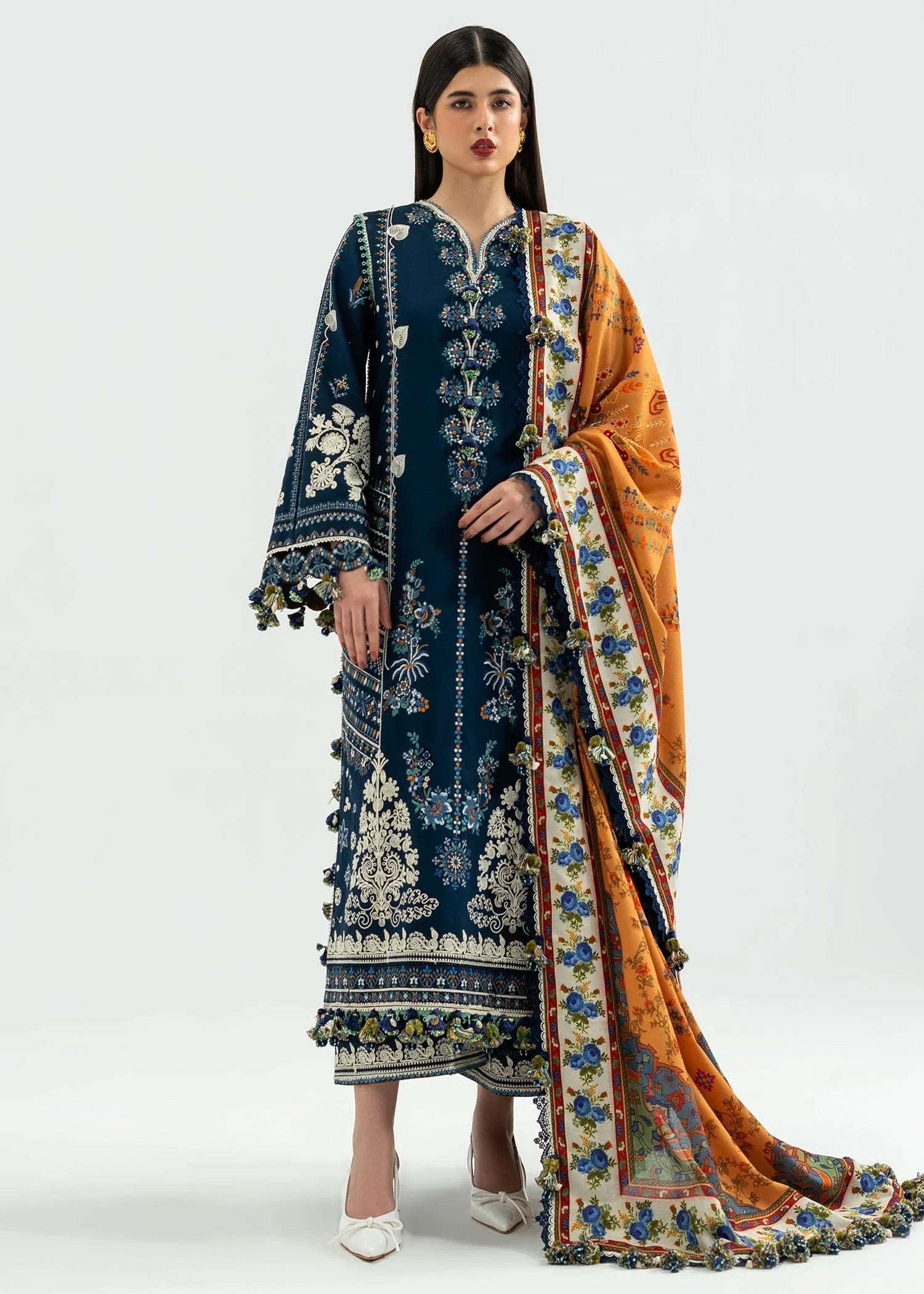Chashm - e- Bahr | Hussain Rehar Khaddar Winter Collection 2025