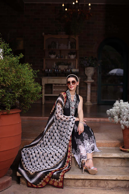 D6 | Saadia Asad  |  Noor Eid Luxe Printkari Lawn 2024