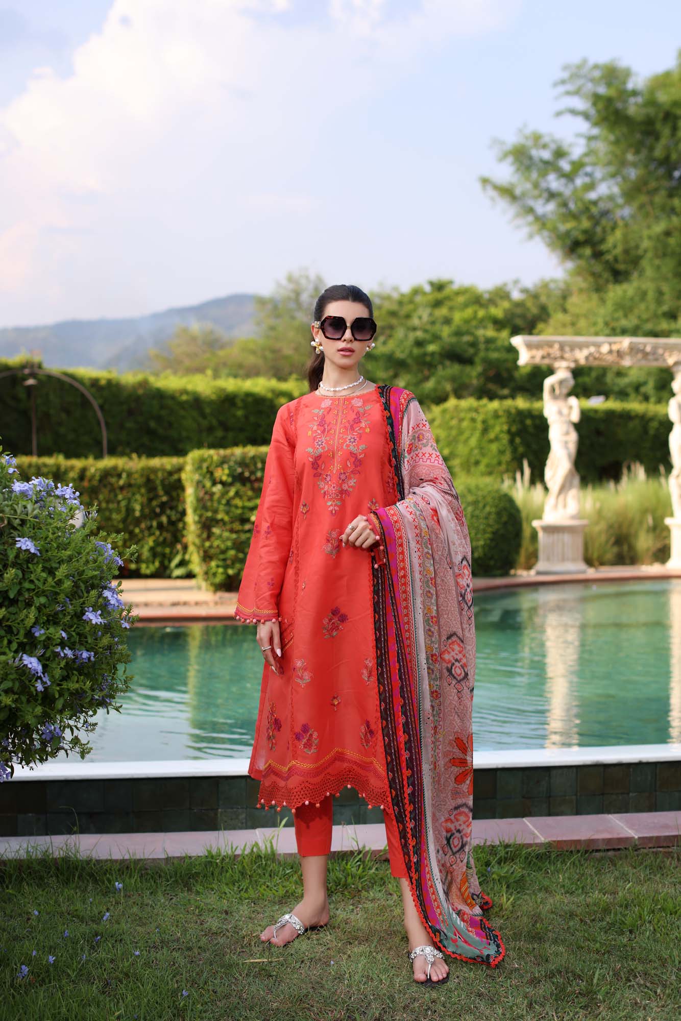 D3 | Saadia Asad  |  Noor Eid Luxe Printkari Lawn 2024