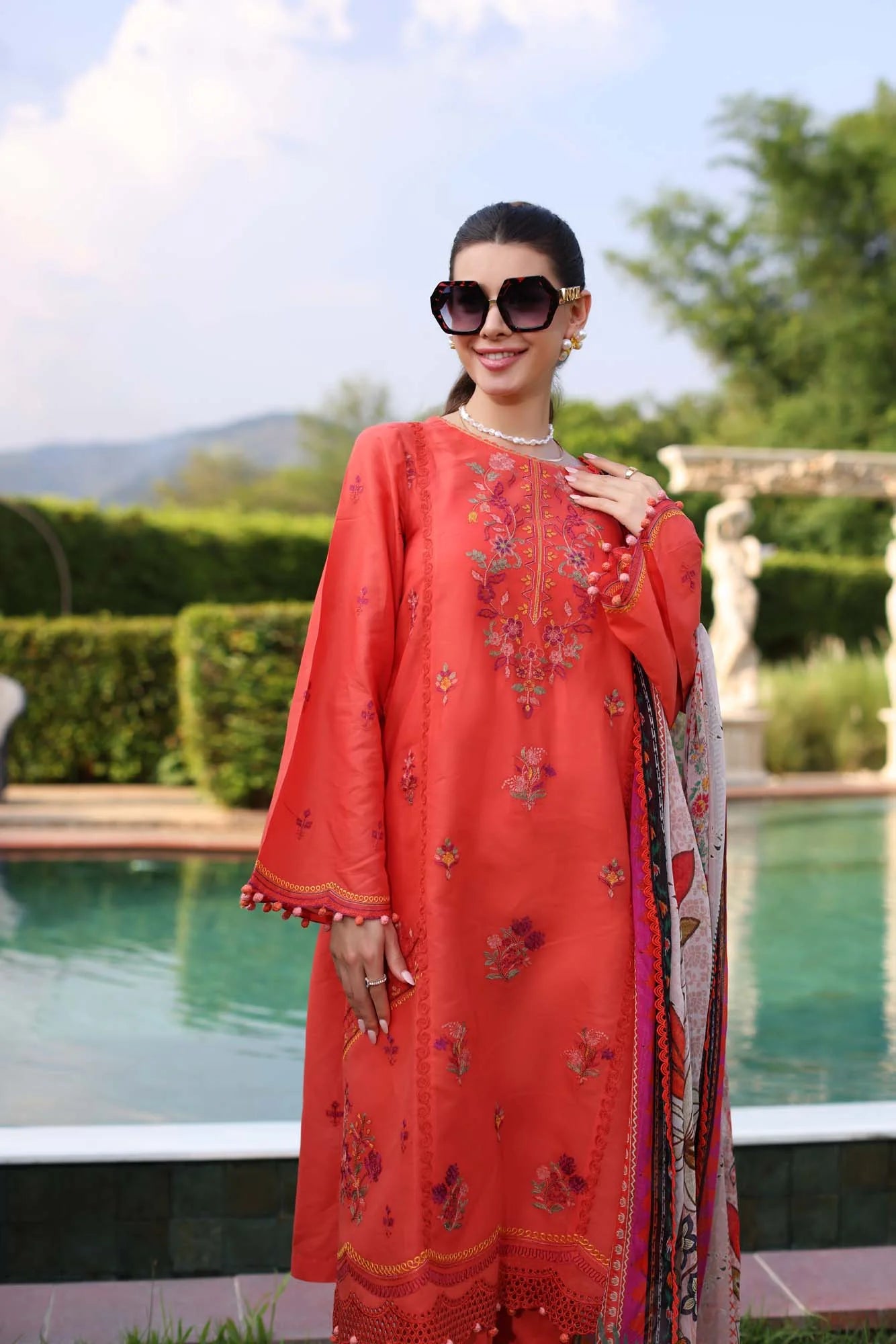 D3 | Saadia Asad  |  Noor Eid Luxe Printkari Lawn 2024