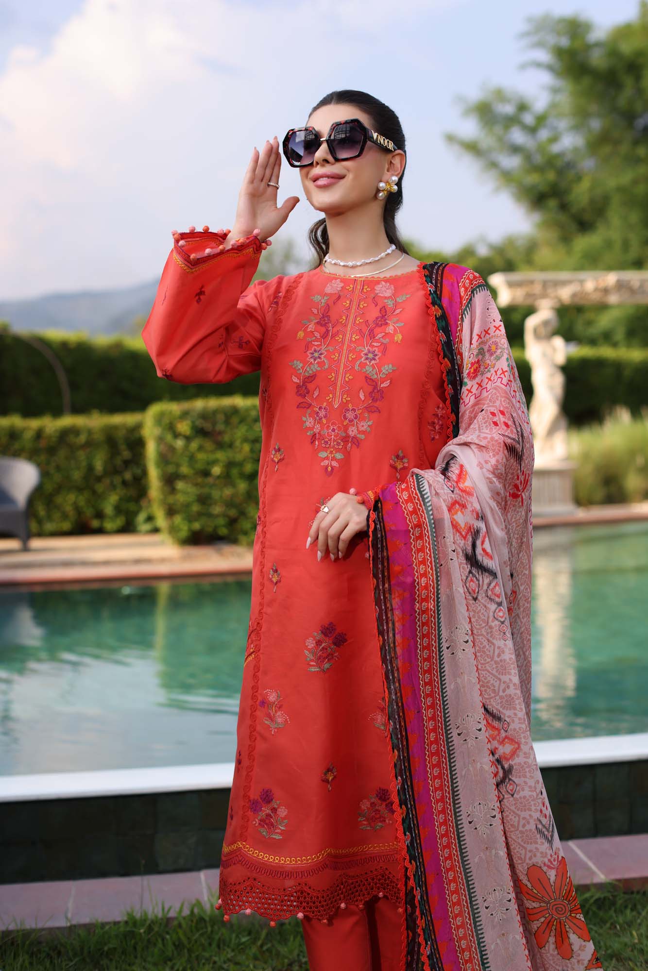 D3 | Saadia Asad  |  Noor Eid Luxe Printkari Lawn 2024