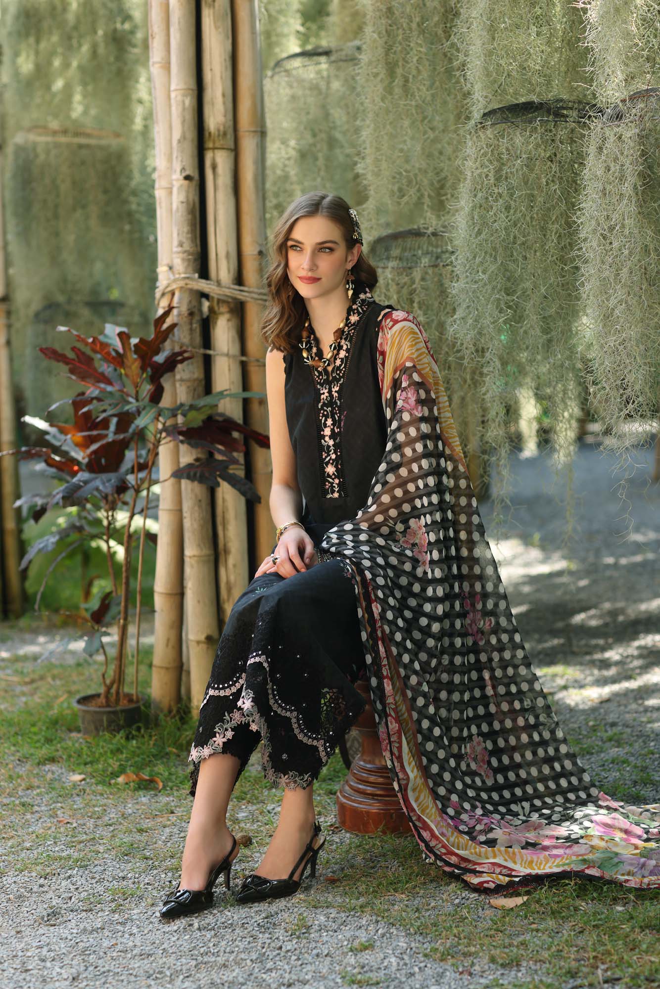 D10-B | Noor | Eid Luxe PrintedKari 2025