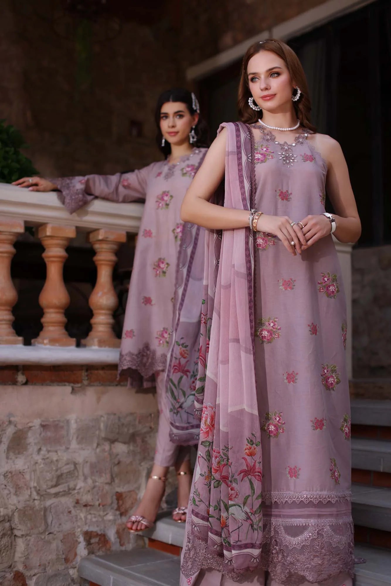 D4 | Saadia Asad  |  Noor Eid Luxe Printkari Lawn 2024