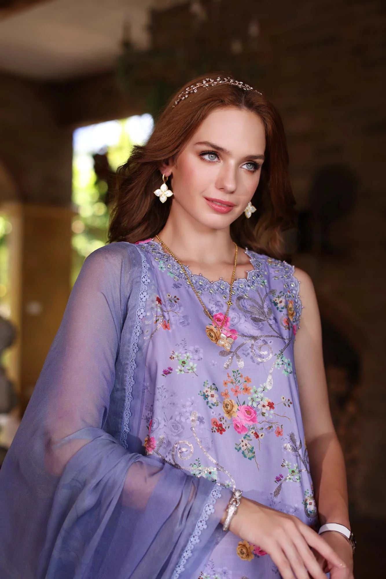 D10 | Saadia Asad  |  Noor Eid Luxe Printkari Lawn 2024