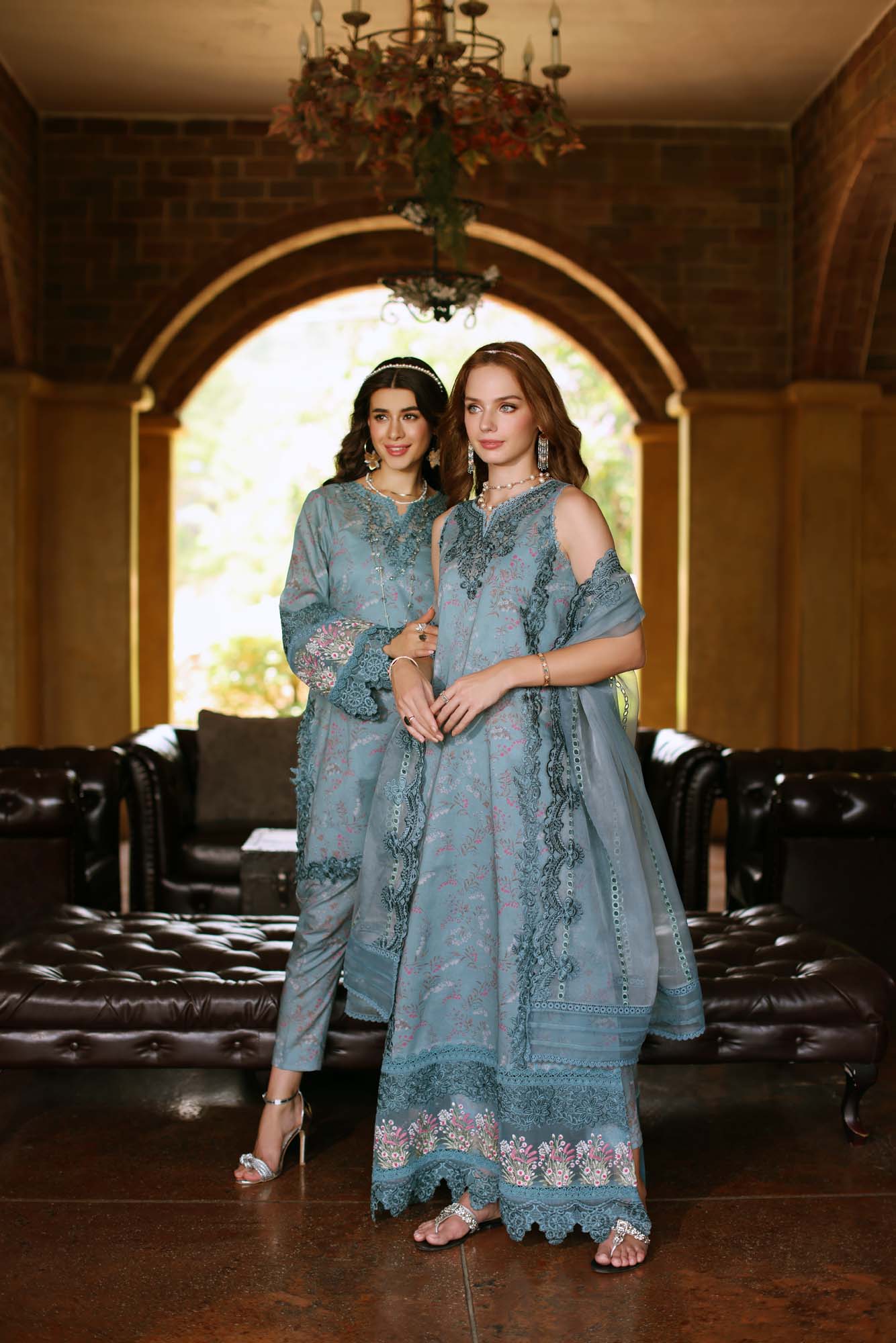 D2 | Saadia Asad  |  Noor Eid Luxe Printkari Lawn 2024