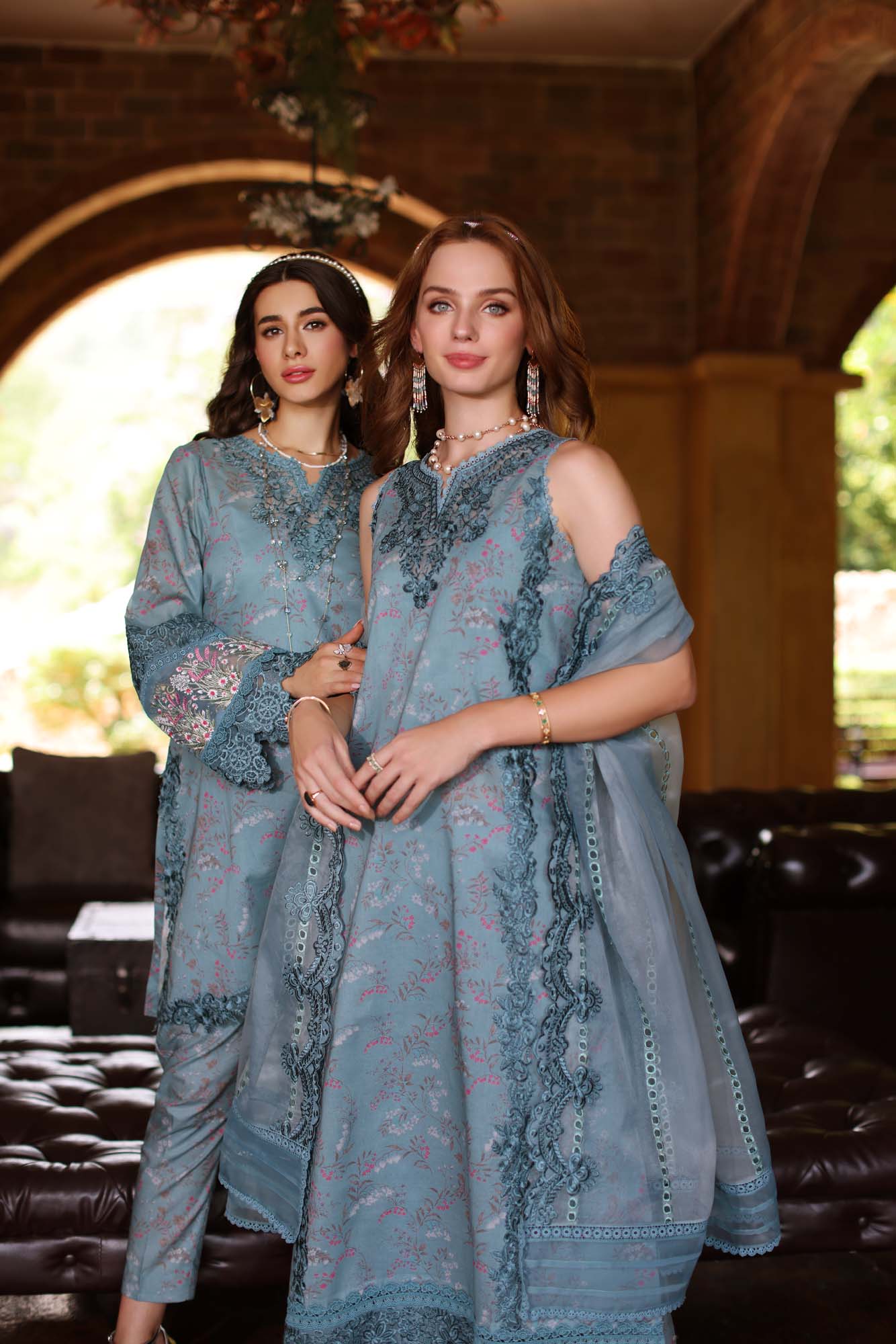 D2 | Saadia Asad  |  Noor Eid Luxe Printkari Lawn 2024