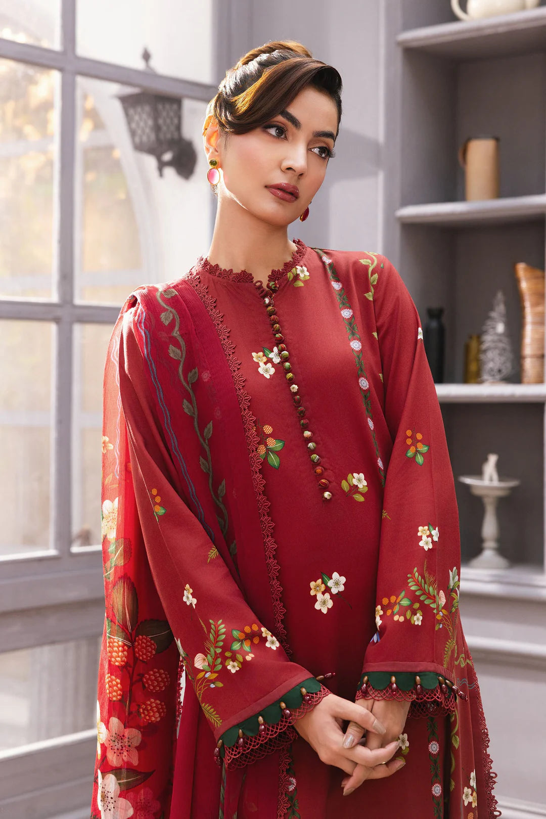 MB-CUS25-1105A | M Basic By Maria B Winter Unstitched Collection 2025