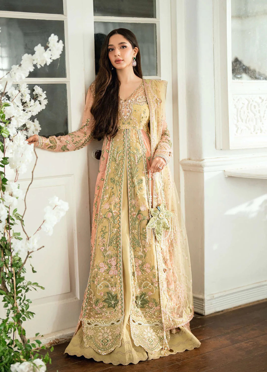 Sur Sunehri | Mushq | Sham Shandaar Chiffon Collection 2025
