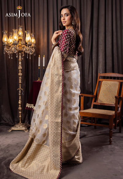 AJBK-04 | Asim Jofa | Bekhudi luxury chiffon collection 2023