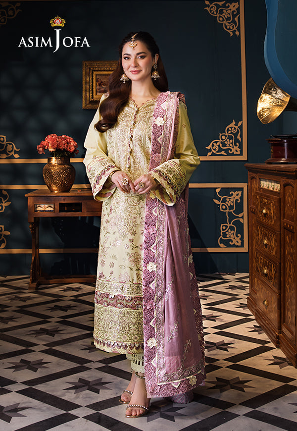 AJFI-15 | Asim Jofa | Fasana E Isha Luxury Lawn 2024