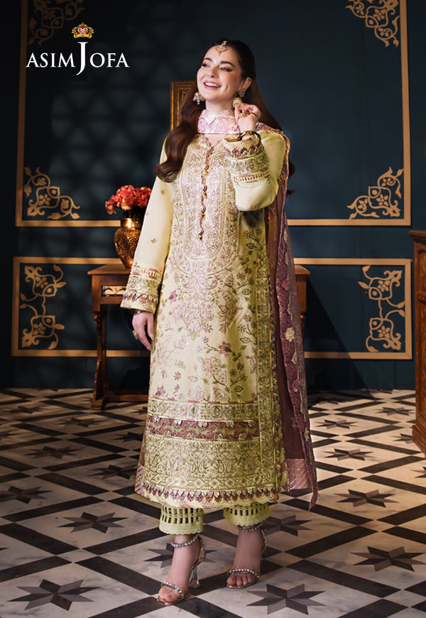 AJFI-15 | Asim Jofa | Fasana E Isha Luxury Lawn 2024