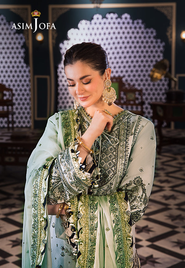 AJFI-28 | Asim Jofa | Fasana E Isha Luxury Lawn 2024