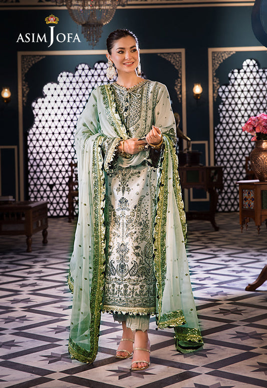 AJFI-28 | Asim Jofa | Fasana E Isha Luxury Lawn 2024