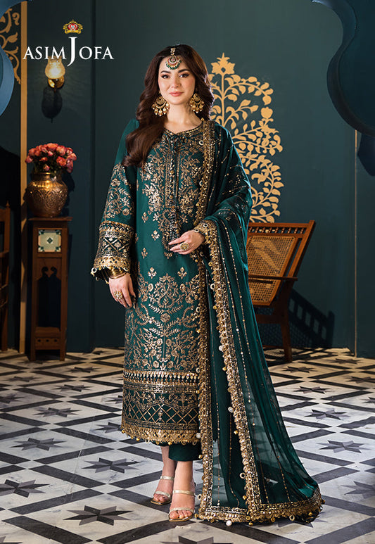 AJFI-30 | Asim Jofa | Fasana E Isha Luxury Lawn 2024