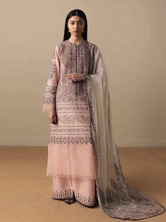 D-11 AKAHANA |  Zara Shahjahan  | Satori Luxury Lawn Collection Unstitched 2026
