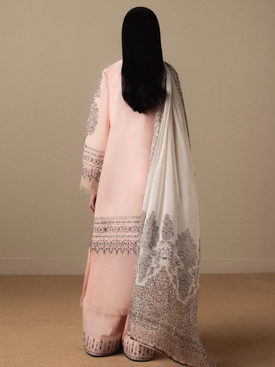 D-11 AKAHANA |  Zara Shahjahan  | Satori Luxury Lawn Collection Unstitched 2026