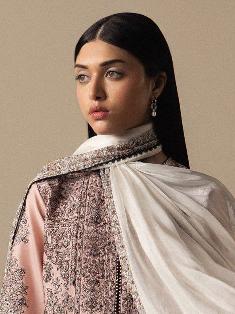 D-11 AKAHANA |  Zara Shahjahan  | Satori Luxury Lawn Collection Unstitched 2026