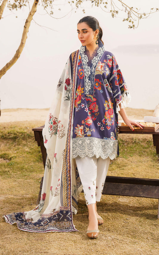 ALORA-U141M003 | Asifa & Nabeel | Meraki Summer Lawn Vol 1 2024