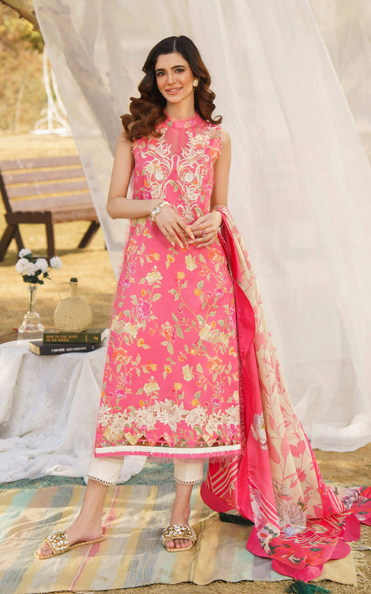 ANIKA-U141M012 | Asifa & Nabeel | Meraki Summer Lawn Vol 1 2024