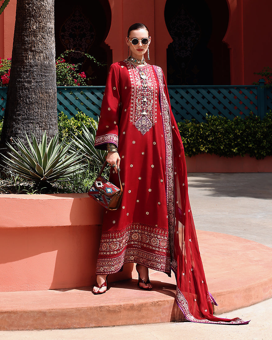 Agatha | Mushq | Nuvera Raw Silk Elevated Unstitched Collection 2026 