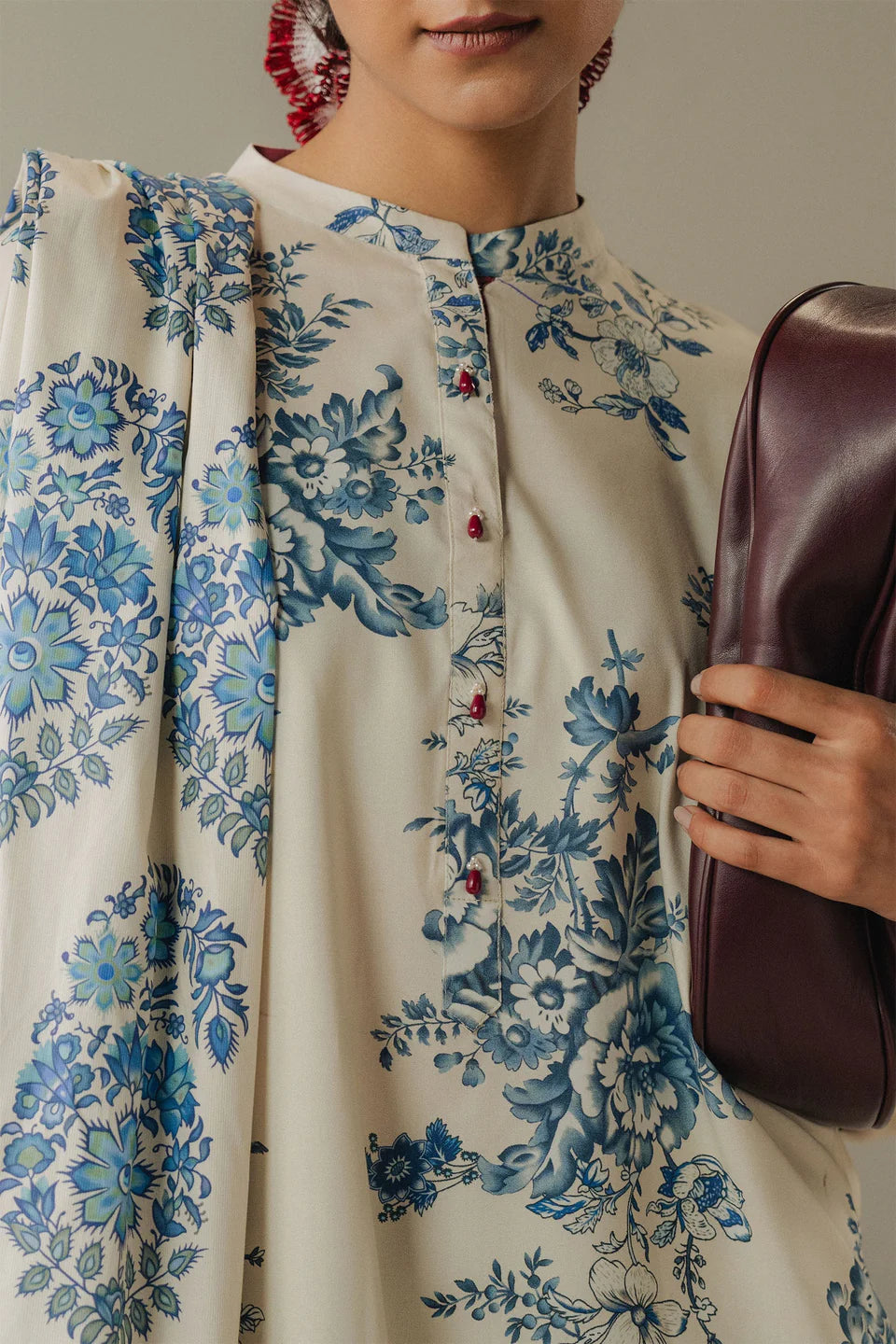 HUSHED EMBER - 6A | Coco Prints Winter Collection 2025