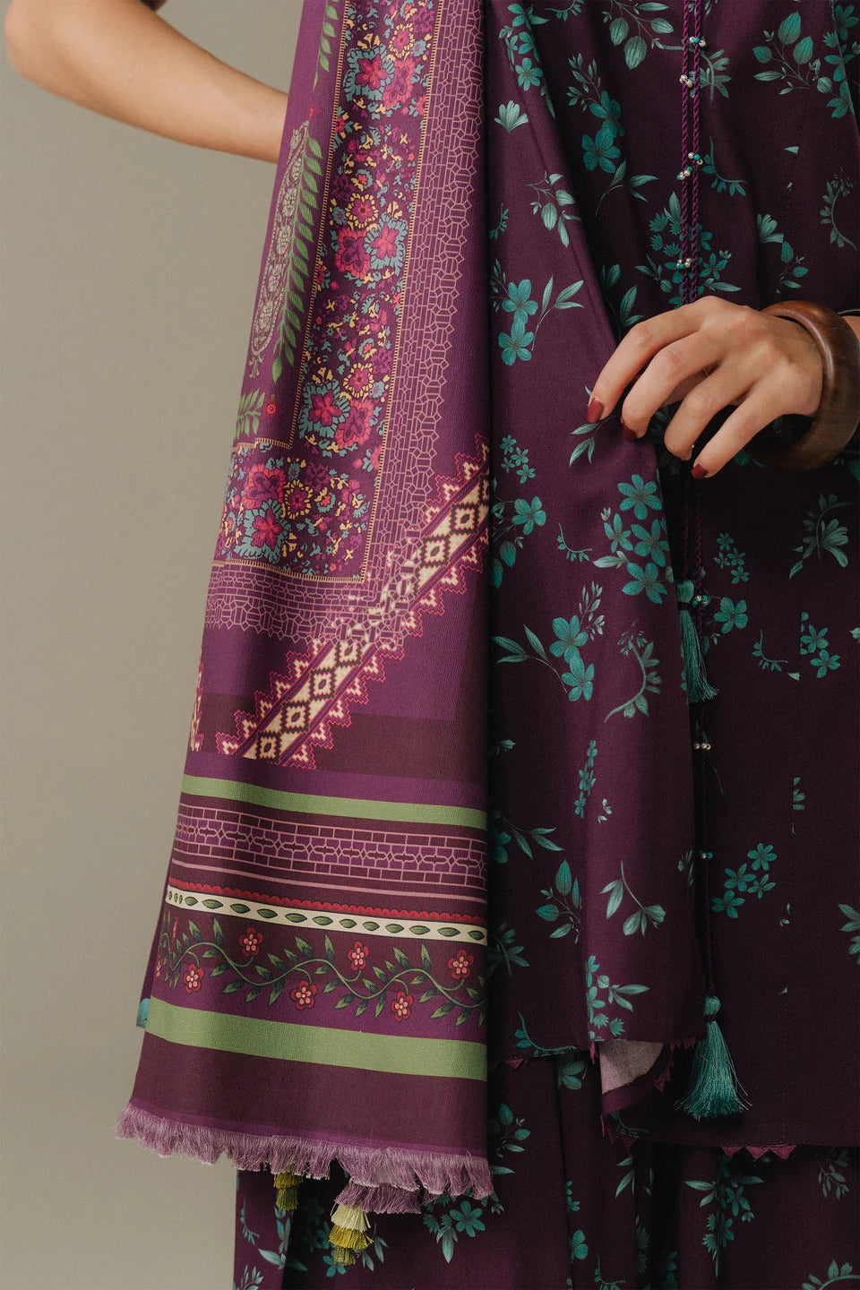 WILD FERN-2B | Coco Prints Winter Collection 2025