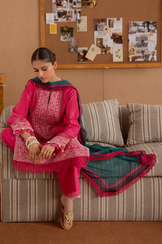 ELARA-A-SRL25-01 | Saira Rizwan | Laanem summer Lawn 2025