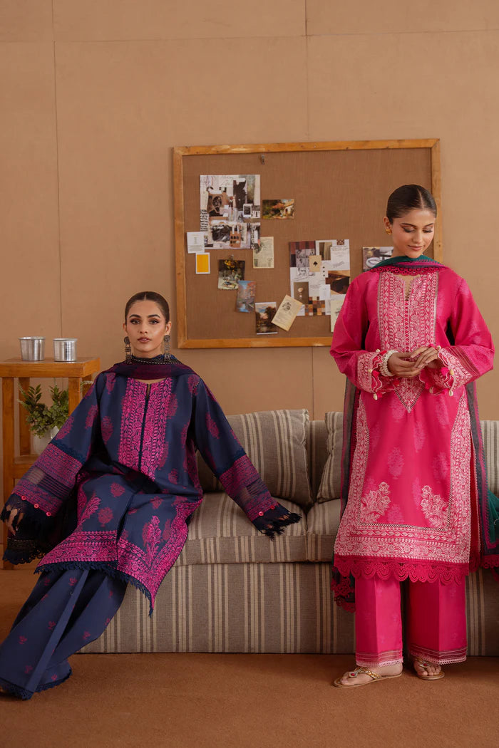 ELARA-A-SRL25-01 | Saira Rizwan | Laanem summer Lawn 2025