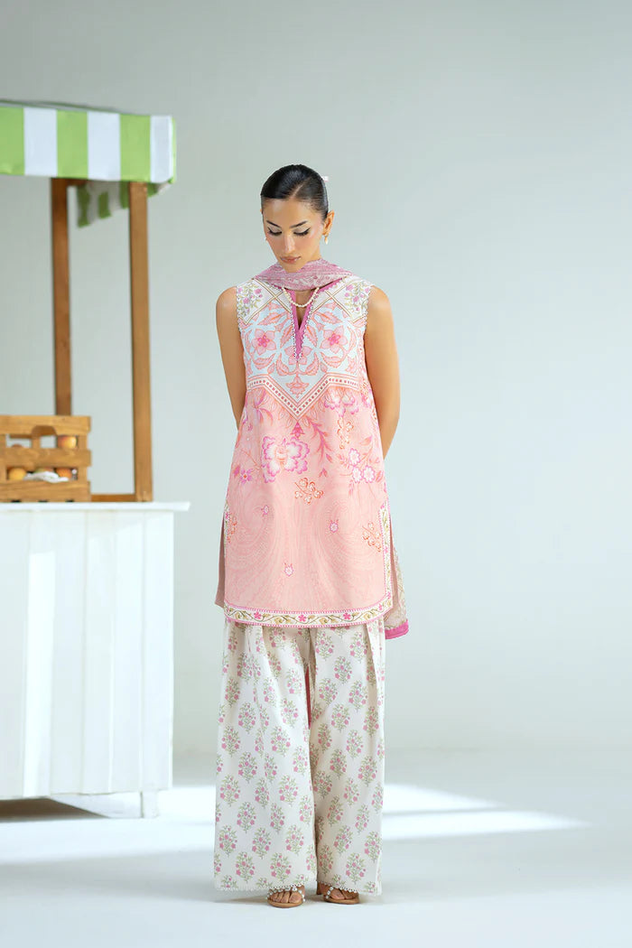 BRUNCH BABE – JPU25-10 | Saira Rizwan | Joolie Prints Cambric Intermix Collection 2025