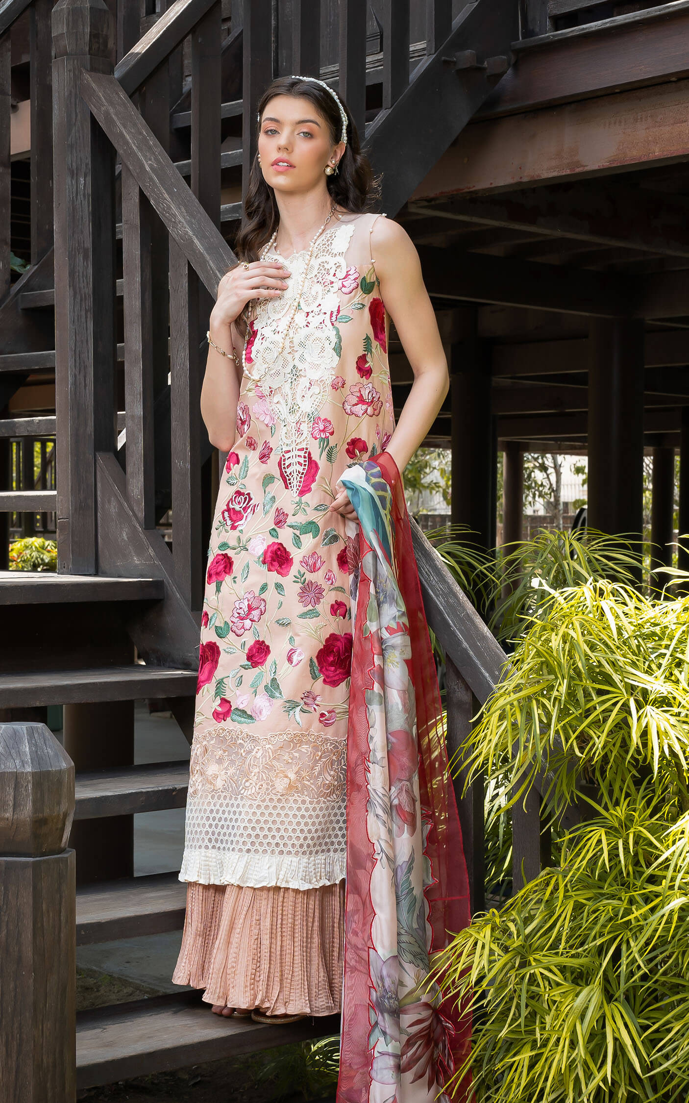 BOTANICA (RRL-10) | Asifa & Nabeel | Rosemary and Ruffles Luxury Lawn 2024