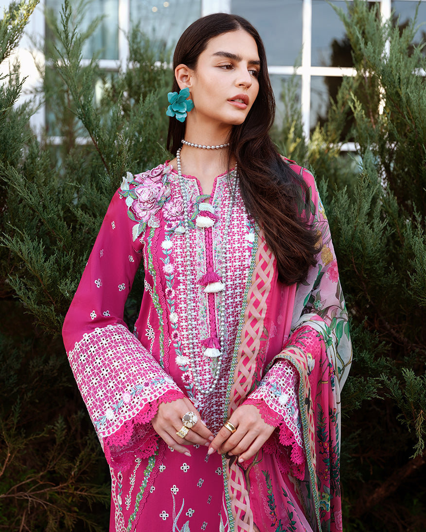 Blushing Rose | Mushq | A Moi Luxury Lawn Collection Unstitched 2026