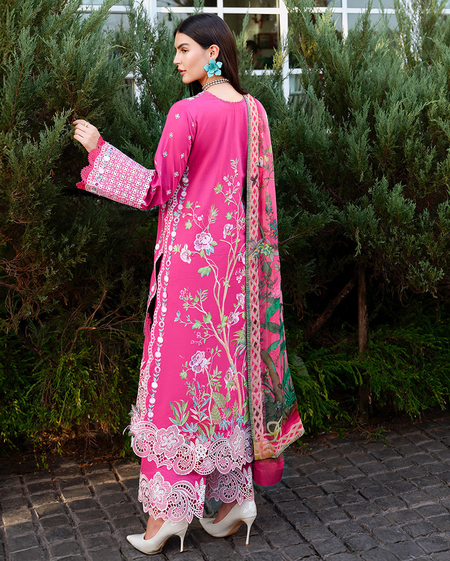 Blushing Rose | Mushq | A Moi Luxury Lawn Collection Unstitched 2026