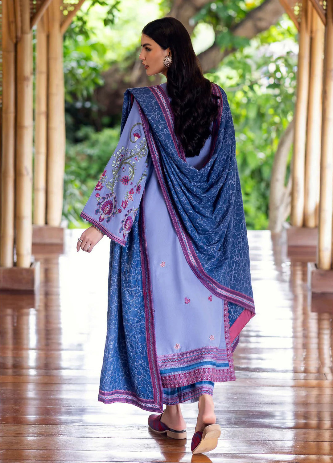 RIVER HUSH | Mushq | Symphony Hemline Karandi Winter Collection 2025