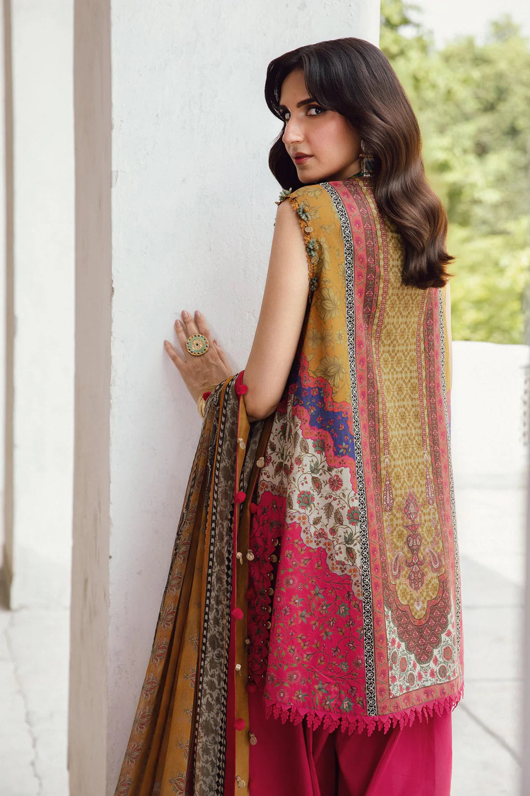 Maria B Mprints Rani Mahal Fall | Design # 10A Unstitched | Collection 2025