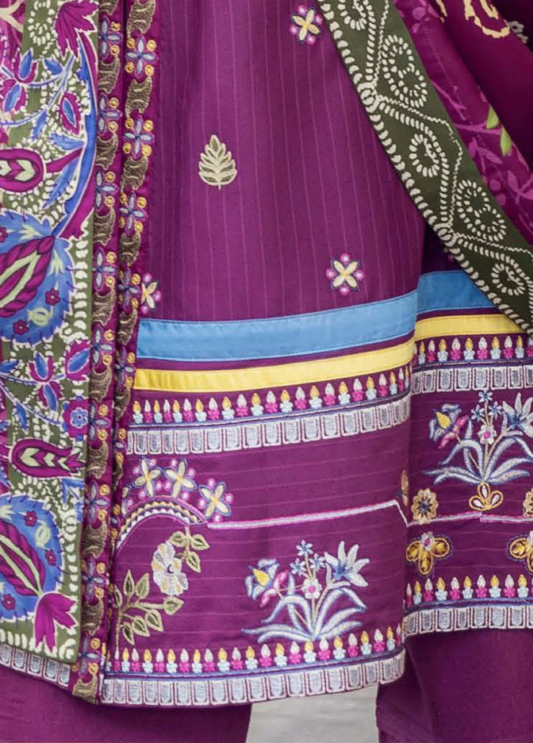 PLUM SWIRL | Mushq | Symphony Hemline Karandi Winter Collection 2025