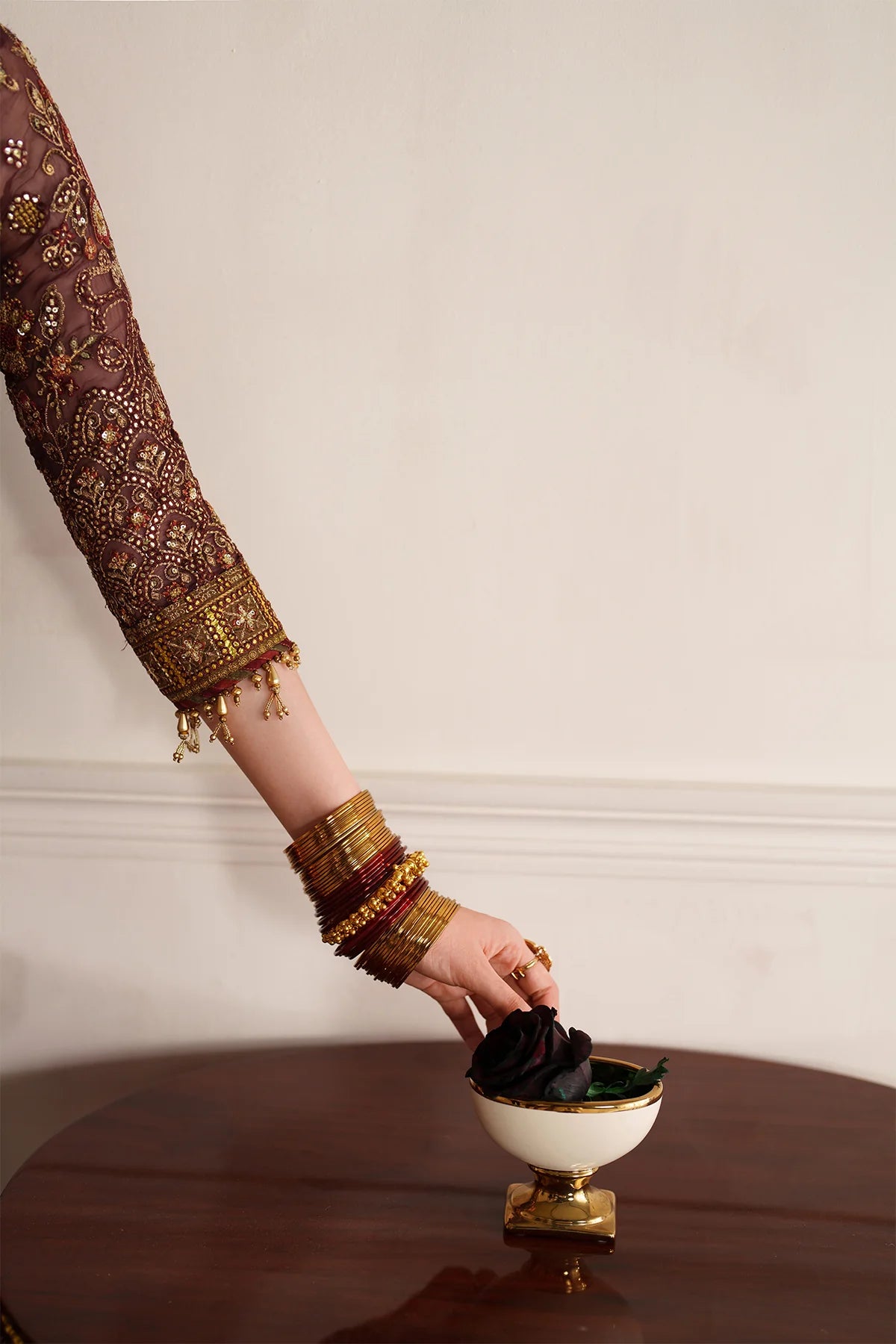 CH14-07 | Baroque Chantelle Unstitched Collection 2025