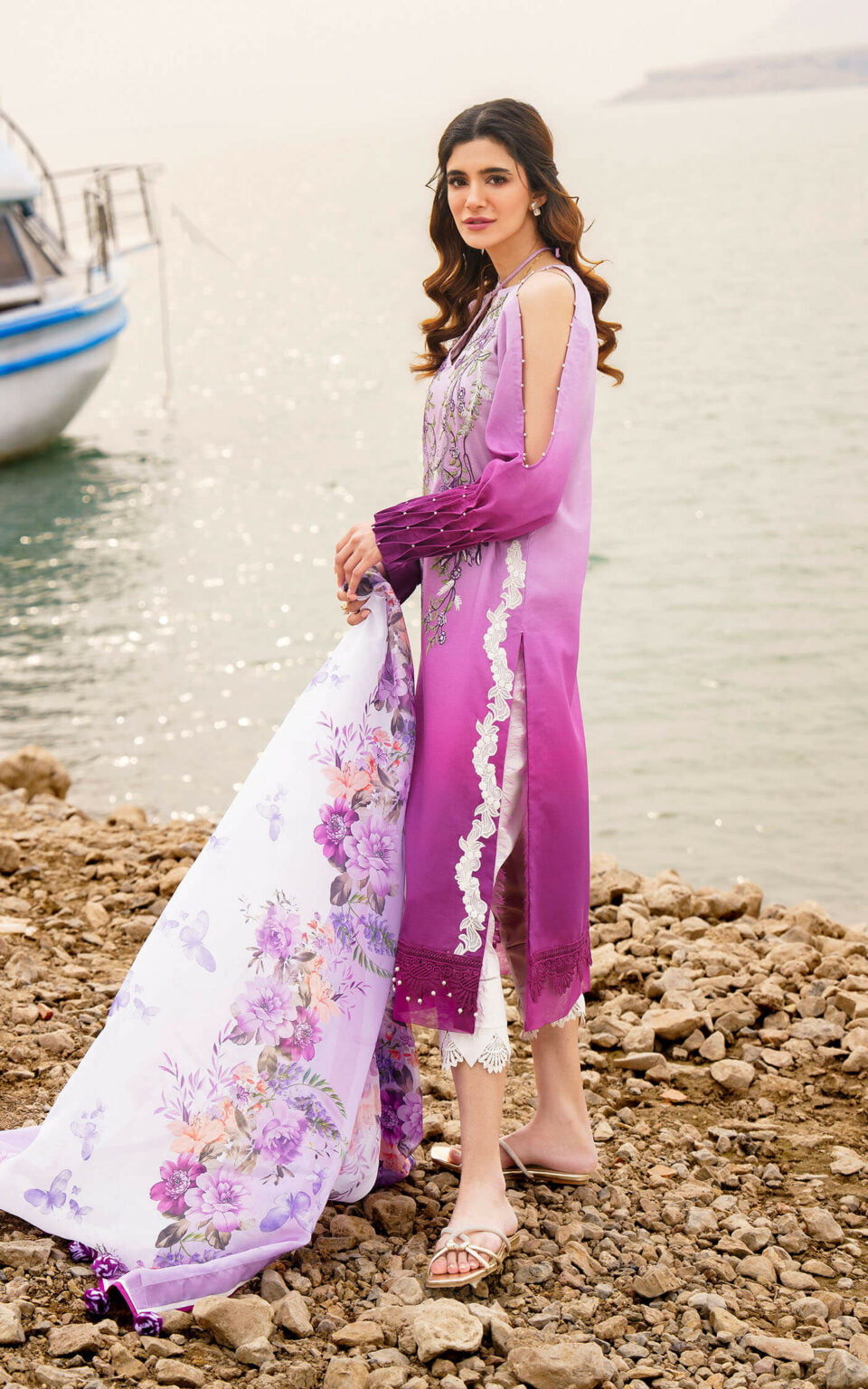 CALLA-U141M018 | Asifa & Nabeel | Meraki Summer Lawn Vol 1 2024