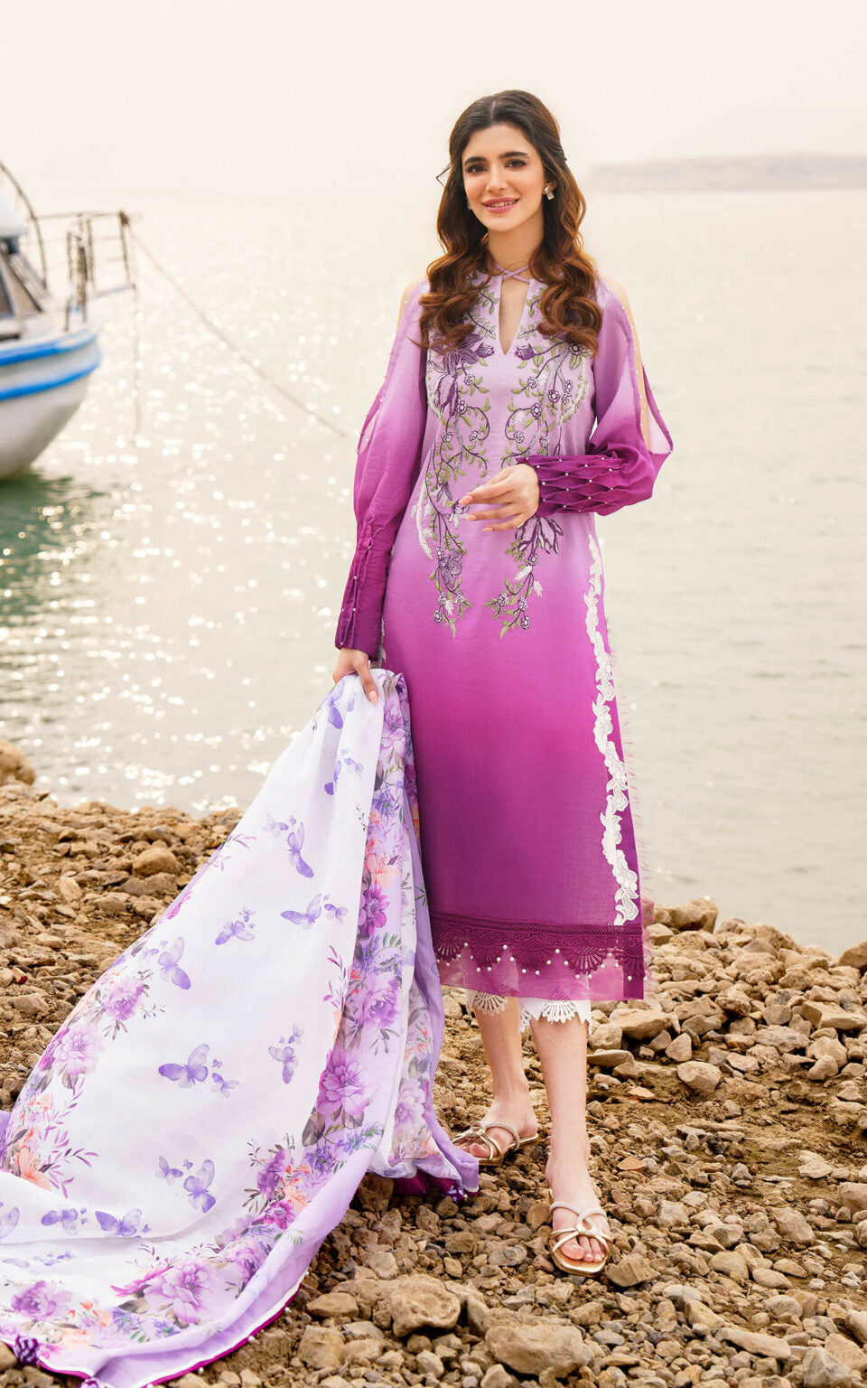 CALLA-U141M018 | Asifa & Nabeel | Meraki Summer Lawn Vol 1 2024