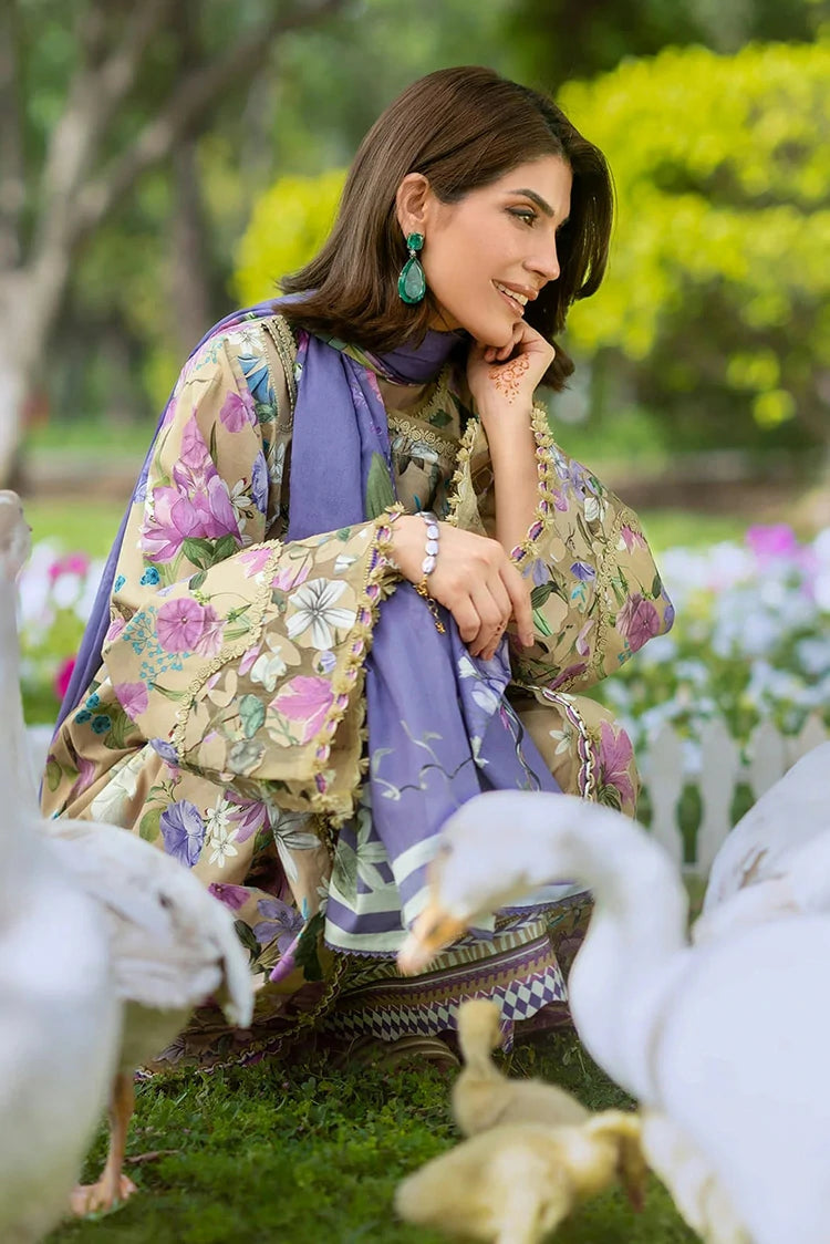 EPB-4A GIARDINO | Elaf Premium  | Bridgerton Prints Lawn Collection 2026