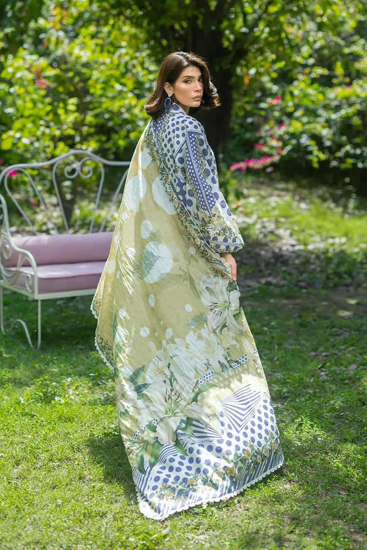 EPB-5A VIOLETTE | Elaf Premium  | Bridgerton Prints Lawn Collection 2026