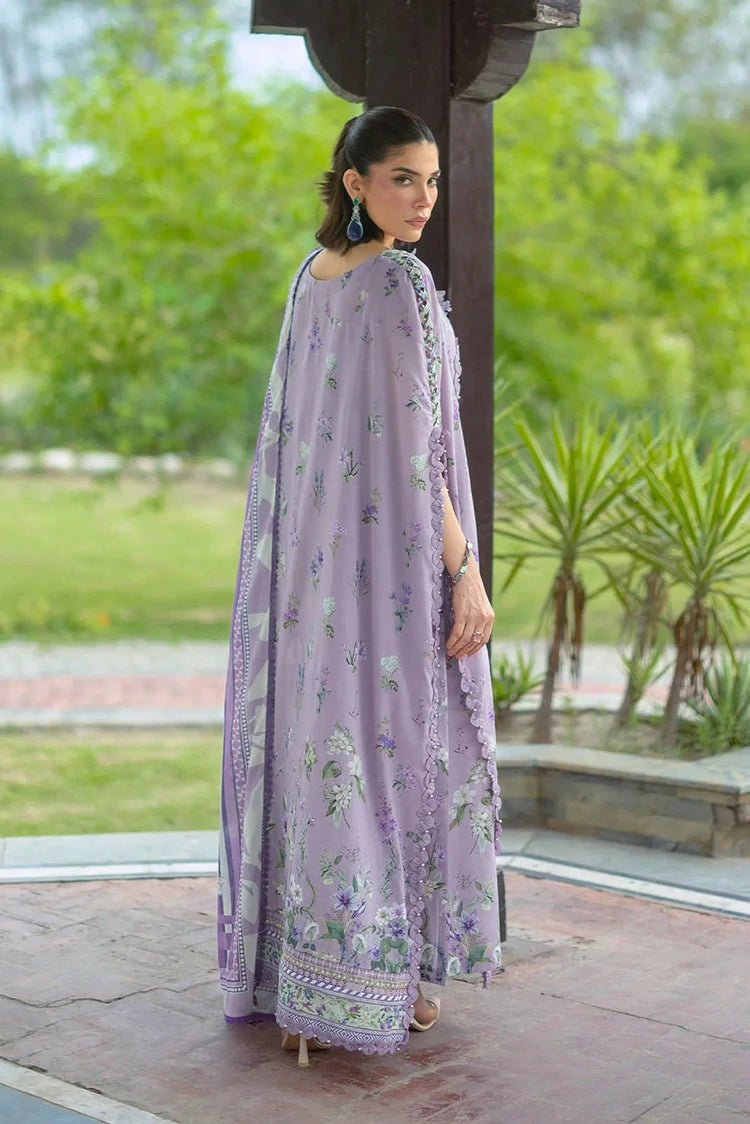 EPB-6A LILAC GARDEN | Elaf Premium  | Bridgerton Prints Lawn Collection 2026 