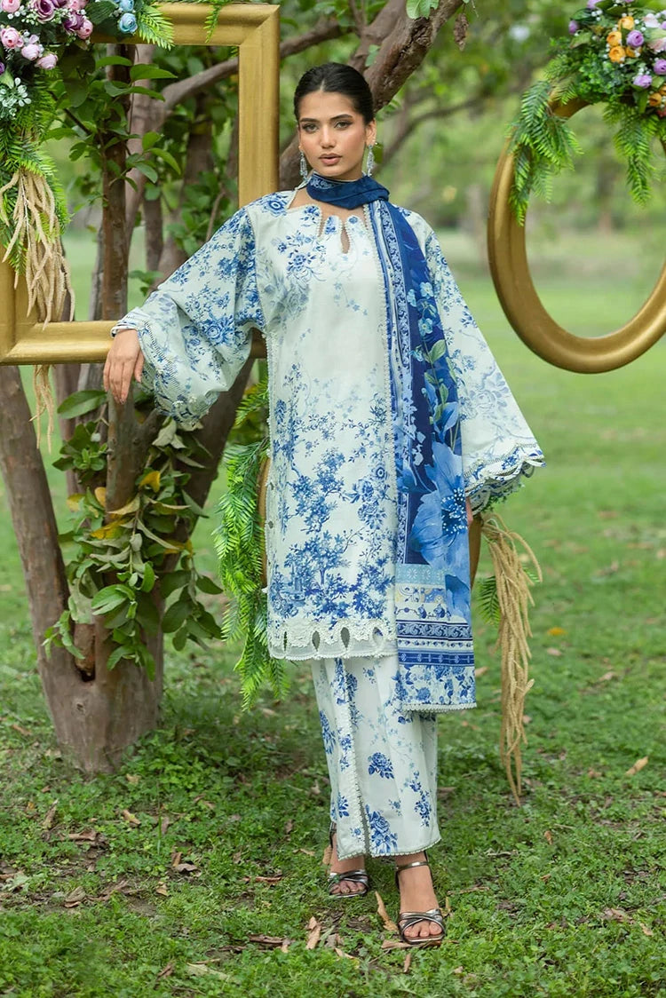 EPB-7B FIORI D'AVORIO | Elaf Premium  | Bridgerton Prints Lawn Collection 2026